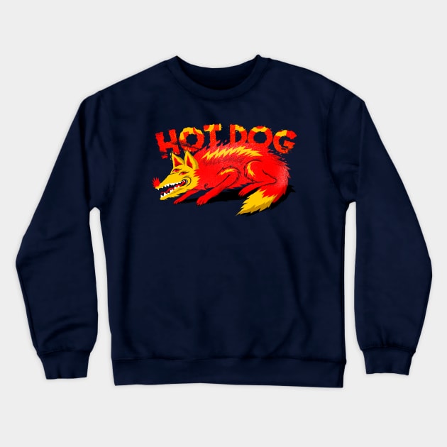 HOT DOG Crewneck Sweatshirt by elrodro